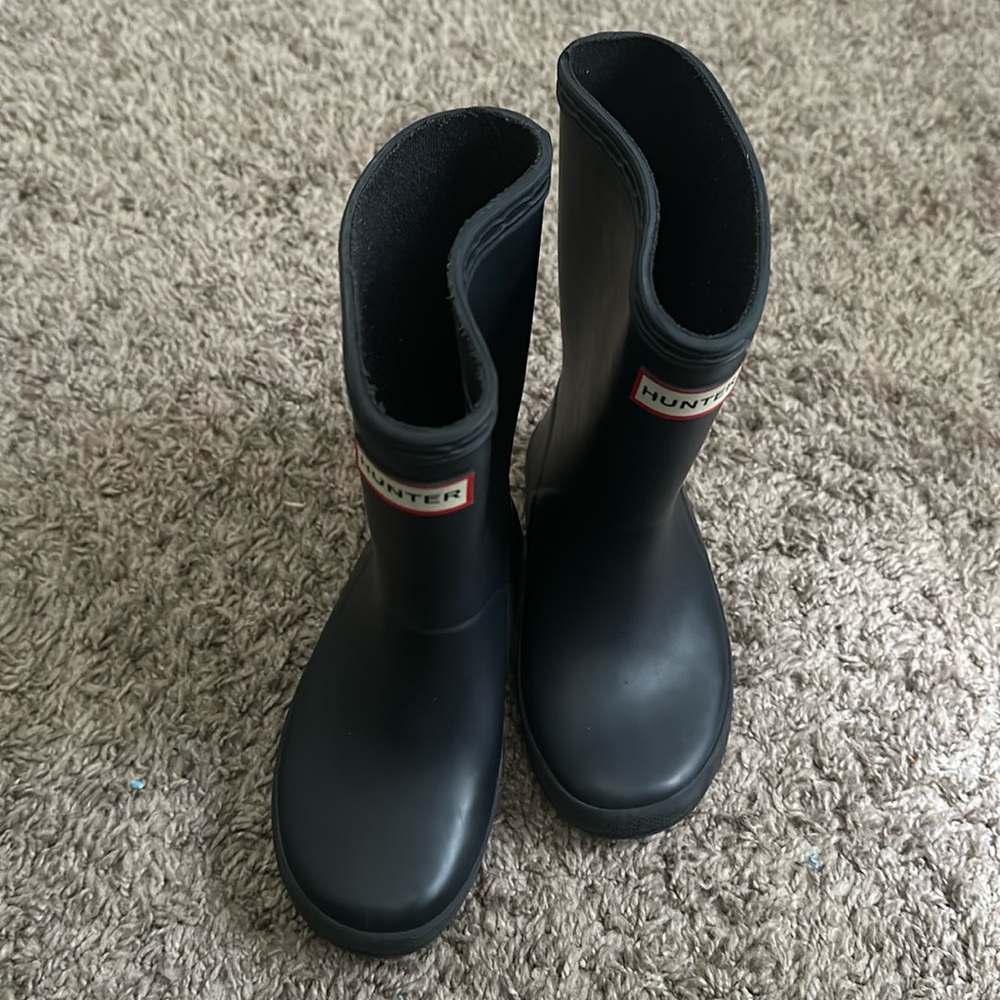 Toddler sized Hunter rain boots